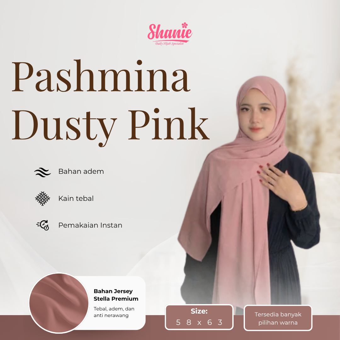 PASHMINA DUSTY PINK