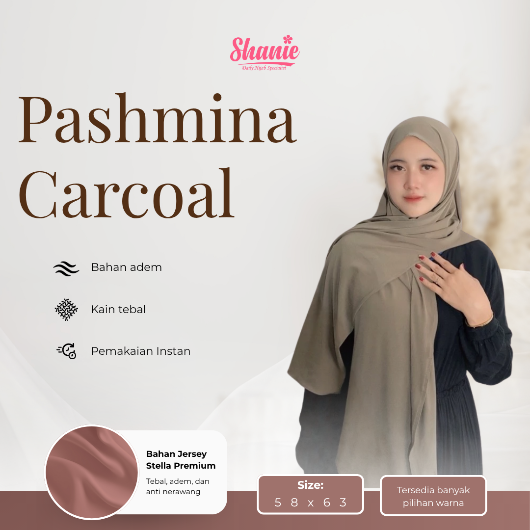 PASHMINA CARCOAL